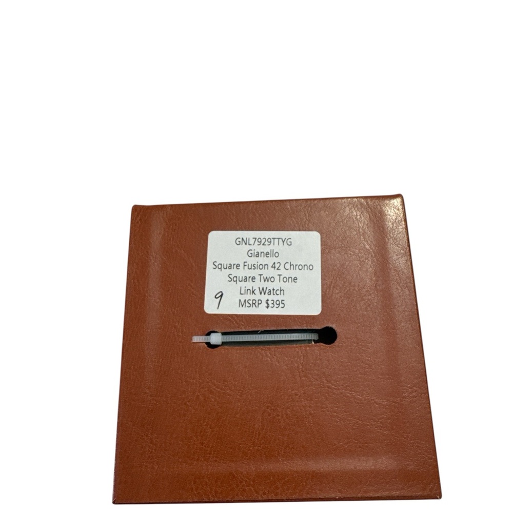 Gianello Square Fusion 42 Chrono Two tone Men Stainless Steel Watch - Picture 5 of 5